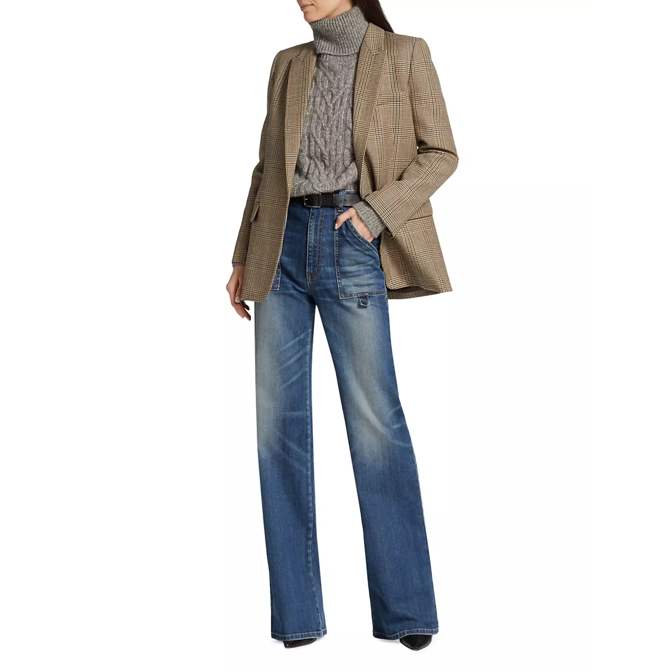 Catherines Blazer Jacket 22W 24W Gray Grey Button Polyester Rayon Spandex  Size undefined - $21 - From Diane