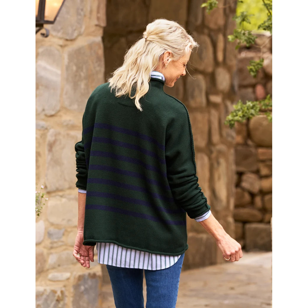 Monterey Sweater - Green and Navy