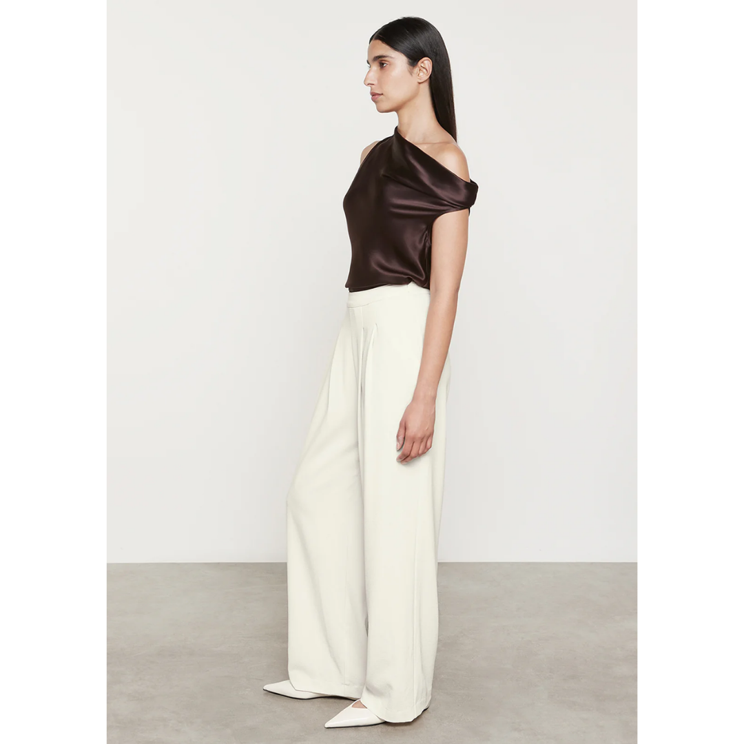 Silk Bias Off-Shoulder