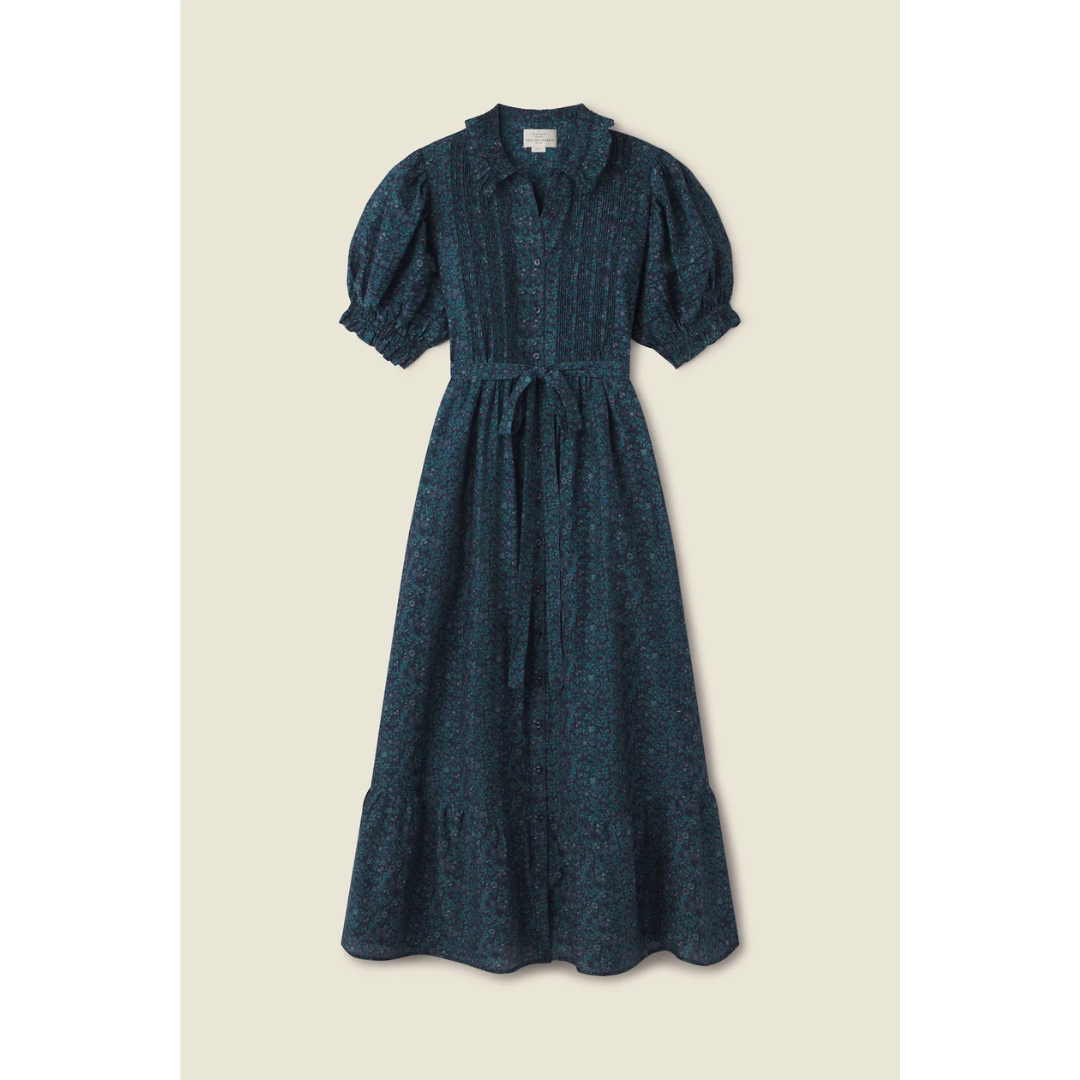 Camille Dress Blue Ridge Ditsy