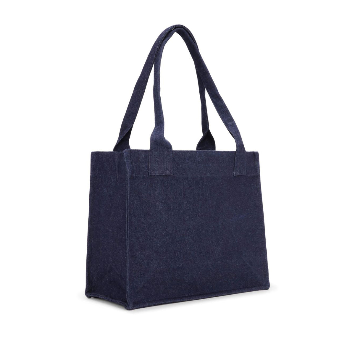 Dark Navy Large Canvas Tote Bag