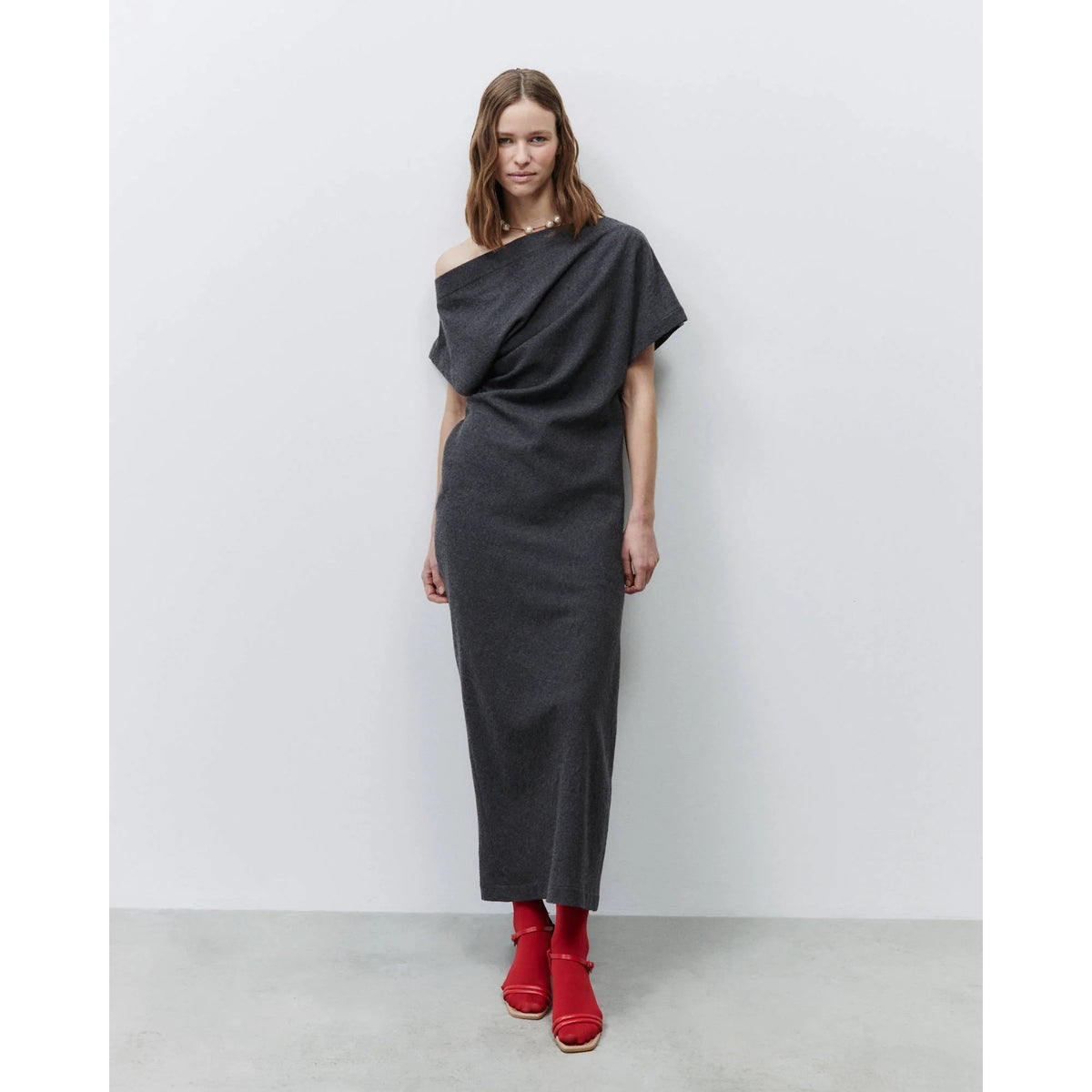 Asymmetrical Wool Dress