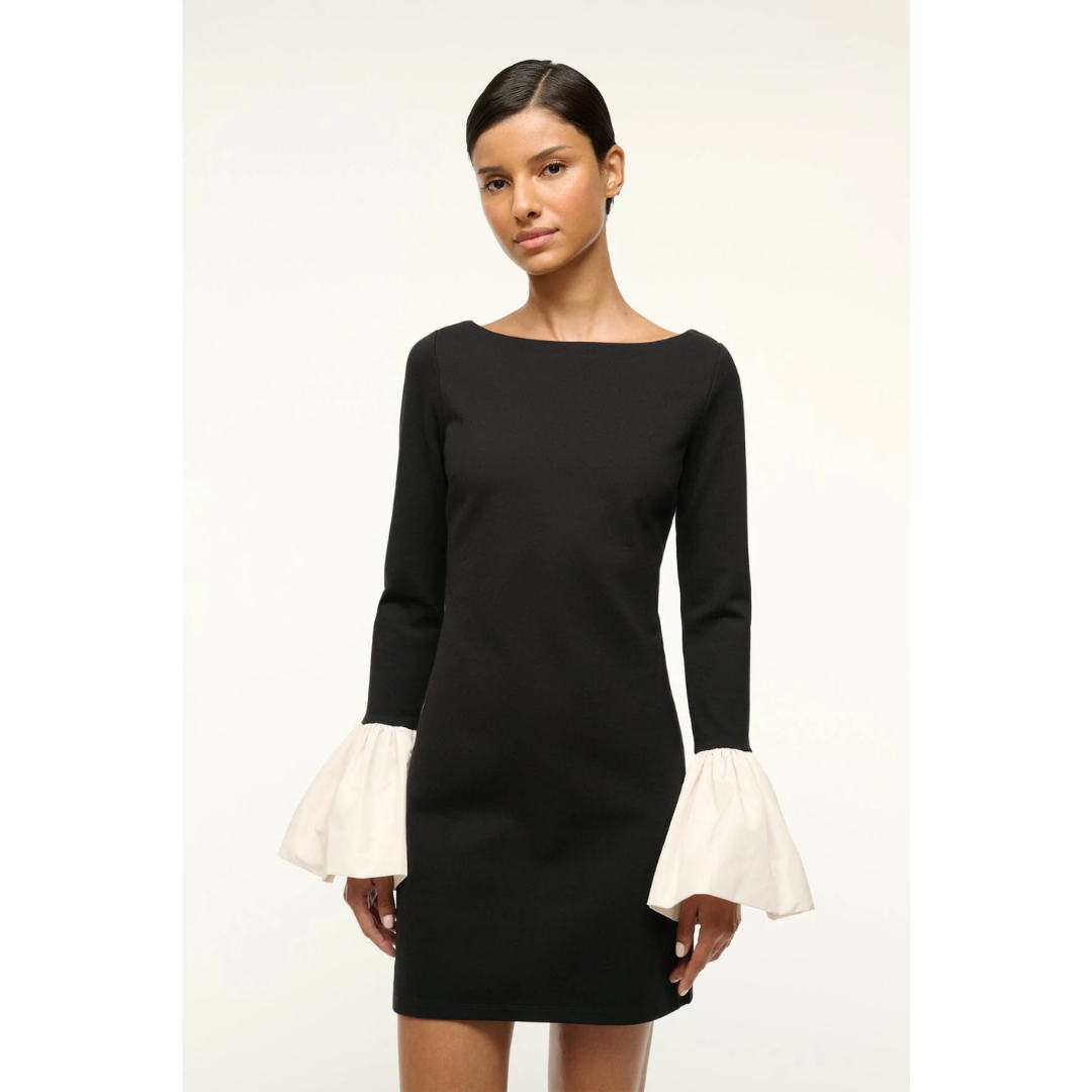 Hawthorne Dress - Black/Ivory