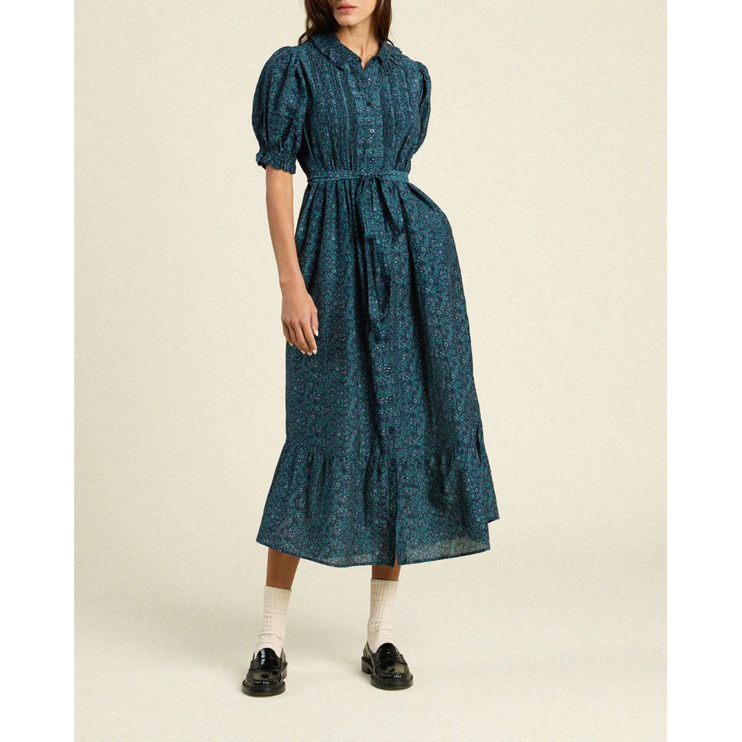 Camille Dress Blue Ridge Ditsy