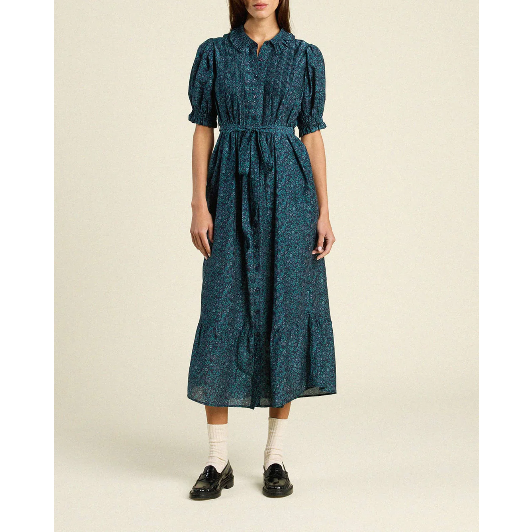 Camille Dress Blue Ridge Ditsy