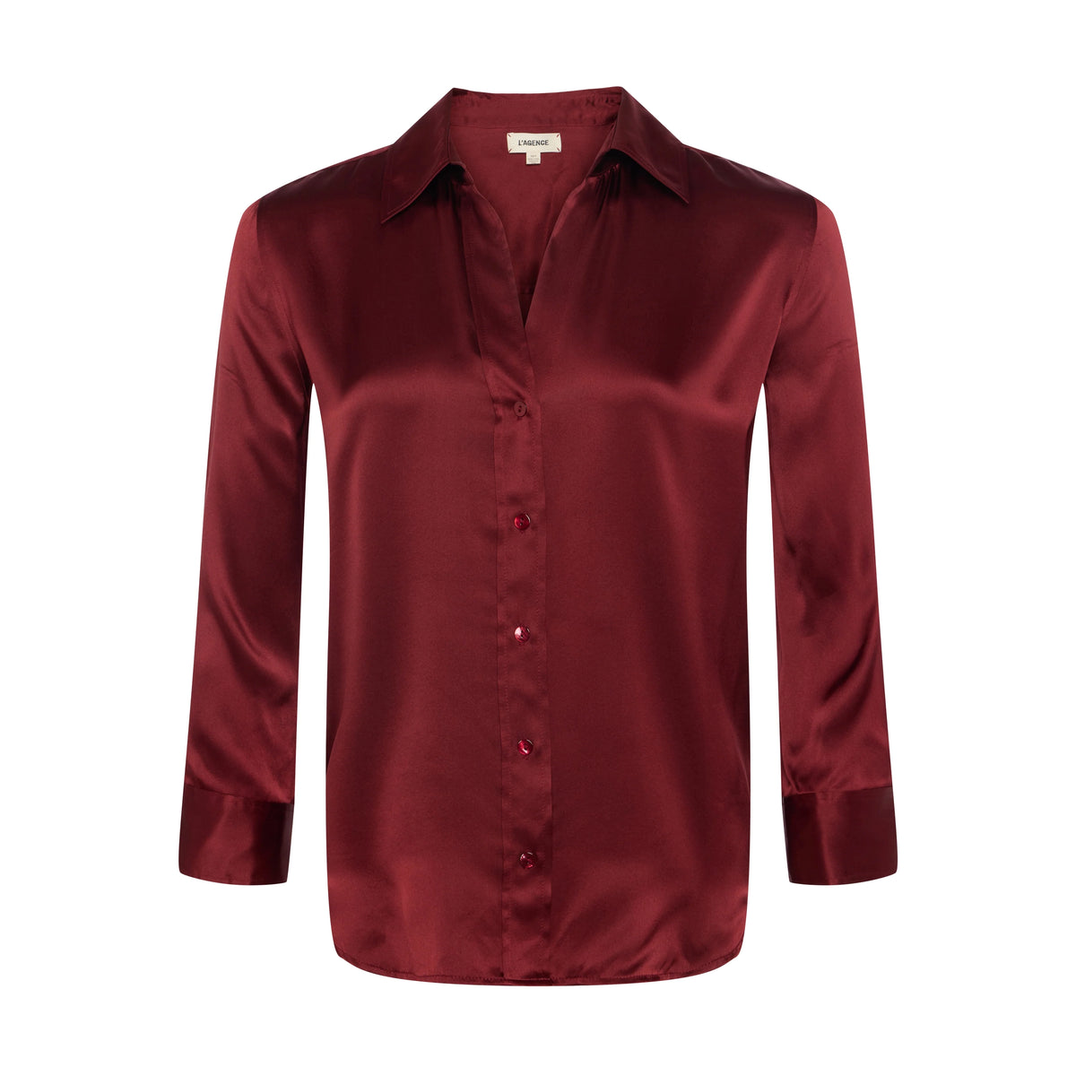 Dani Silk Blouse - Syrah