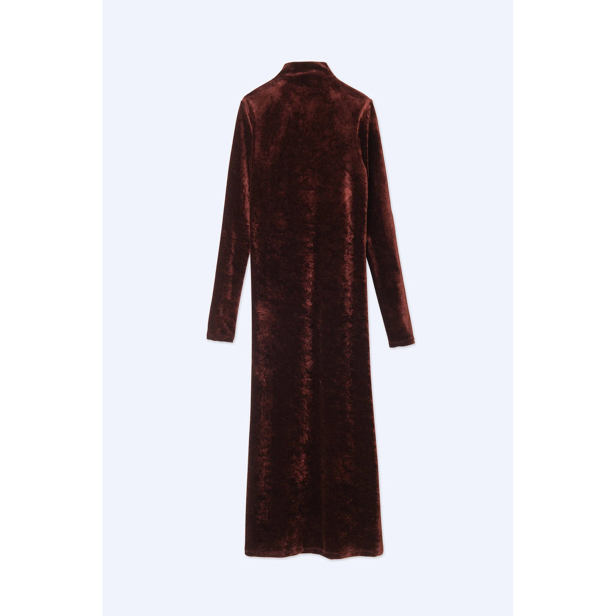 Long Fluid Velvet Dress