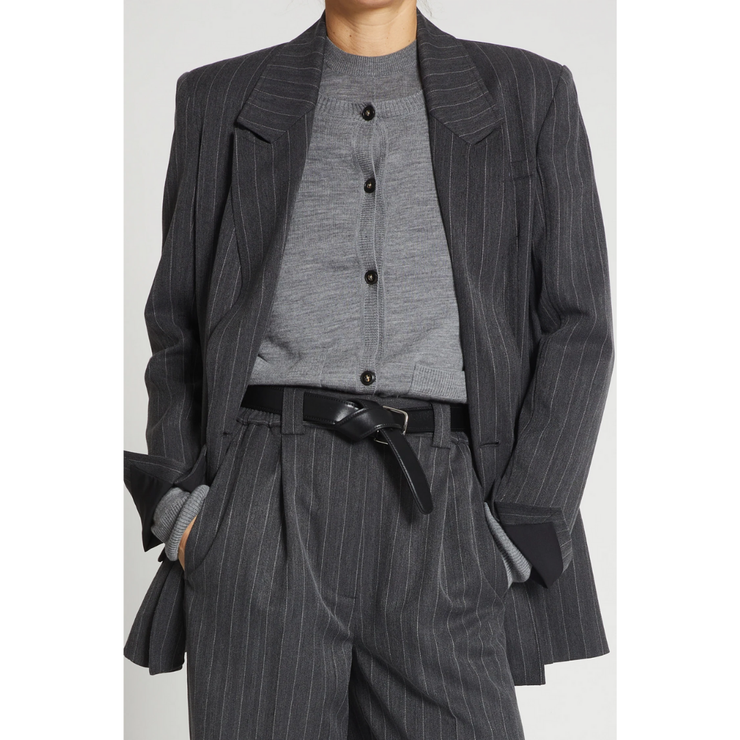 Oxford Pinstripe Blazer