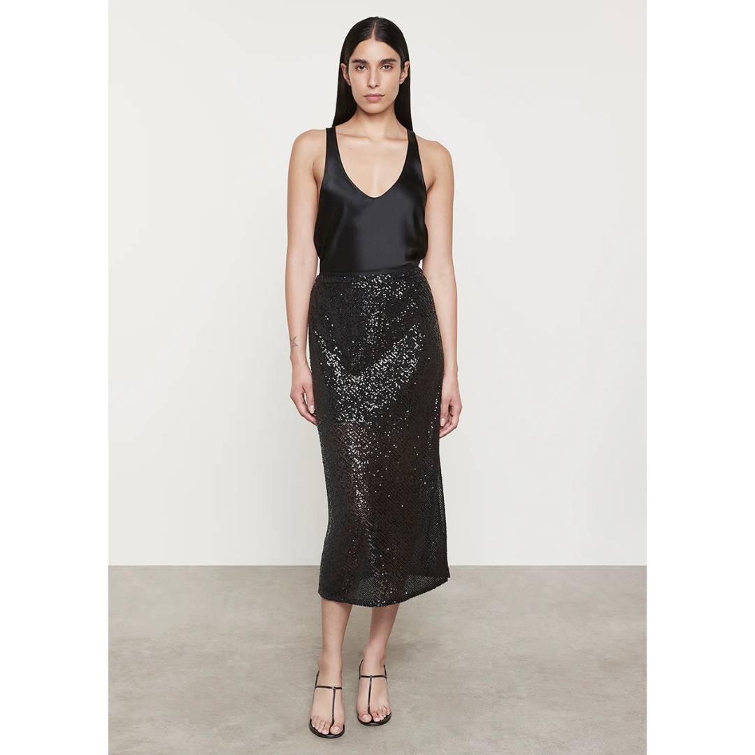 Sequin Skirt - Black