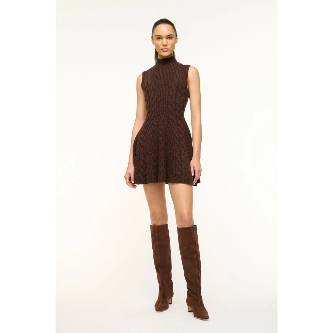 Charade Dress - Brown