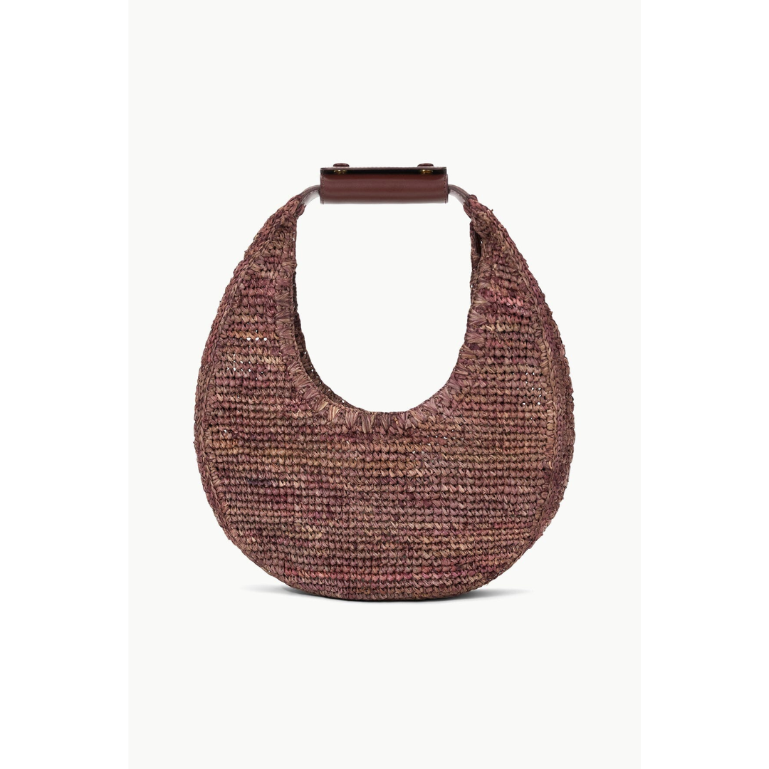 Moon Raffia Tote Bag