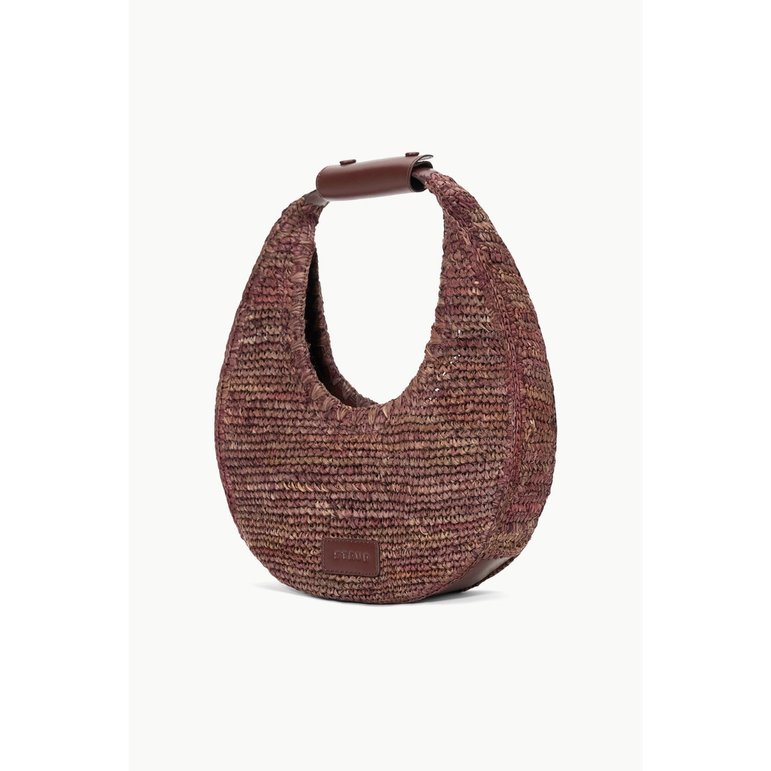 Moon Raffia Tote Bag