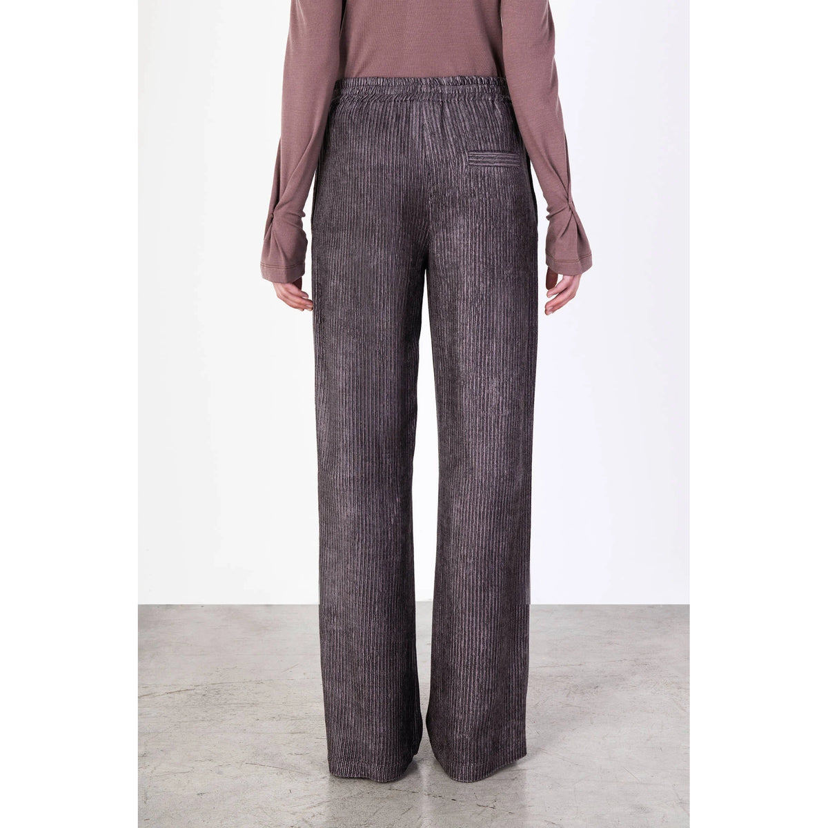 Corduroy Straight Trousers