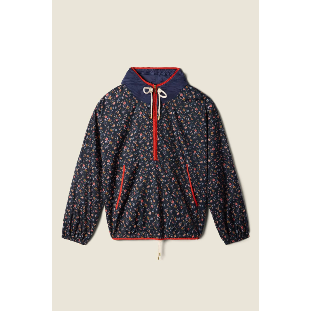 Andi Windbreaker - Navy Rose