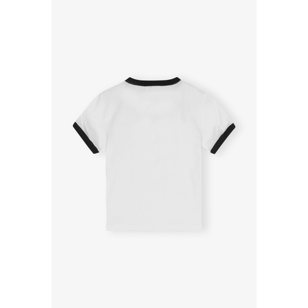 White Basic Jersey Bear T-Shirt