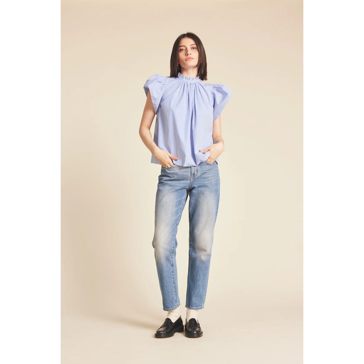 Carla Highneck Blouse