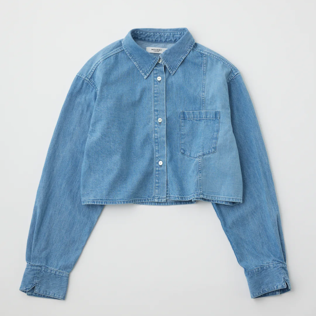 Lenfred Cropped Blocking Shirt