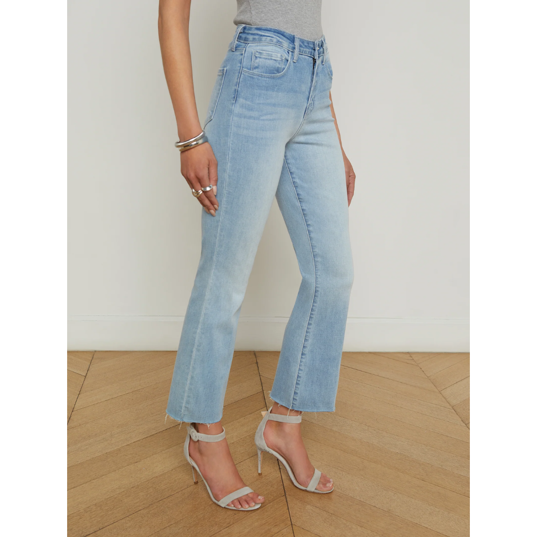 Kendra Cropped Flare Jean - Dorian