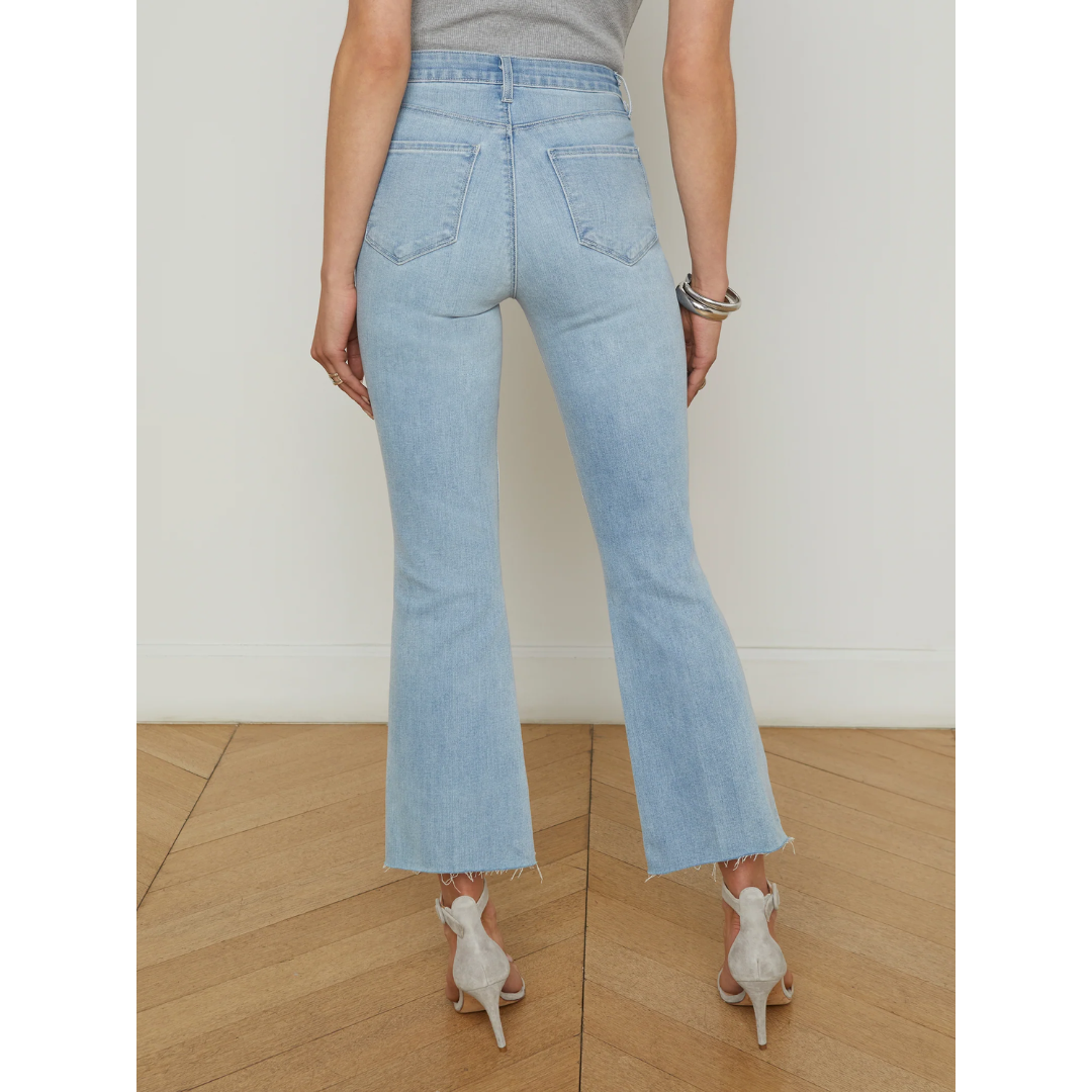 Kendra Cropped Flare Jean - Dorian