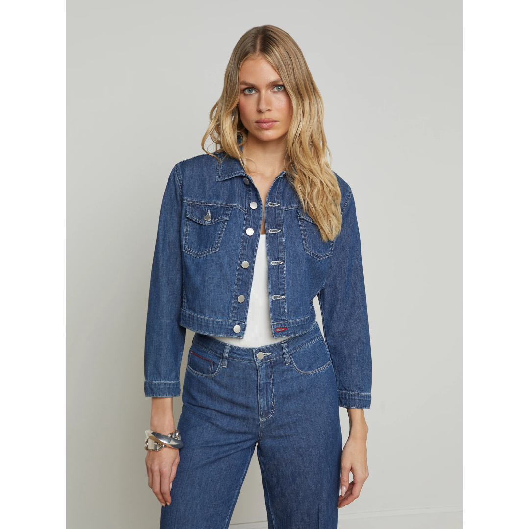 Koda Cropped Denim Jacket