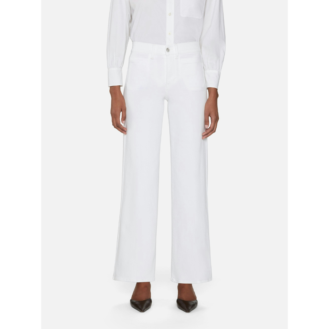 Le Slim Palazzo Modernist Pocket - White