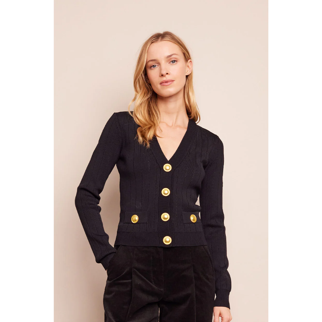 Lavira Cardigan - Black