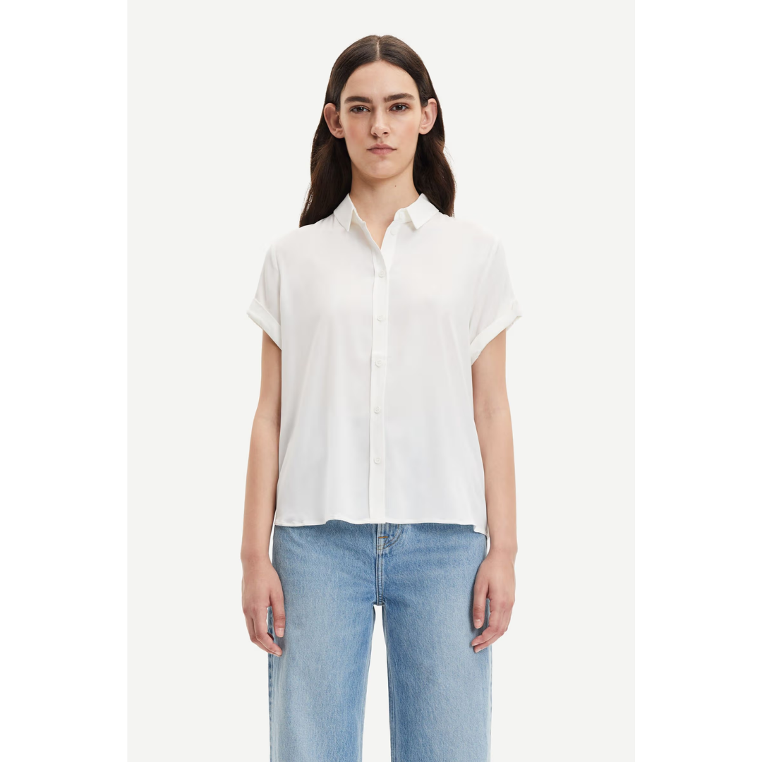 Majan Short-Sleeved Shirt - Clear Cream