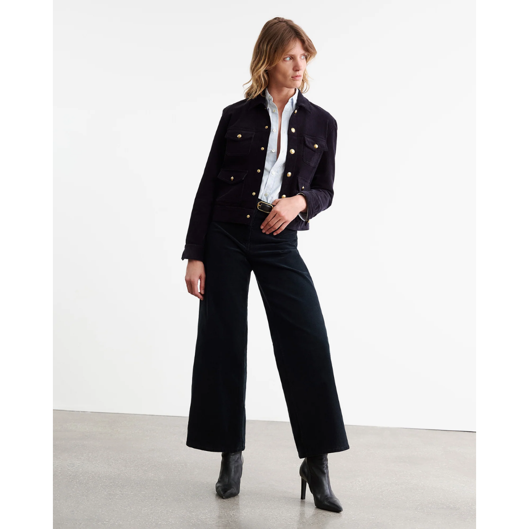 Megan Corduroy Pant - Midnight