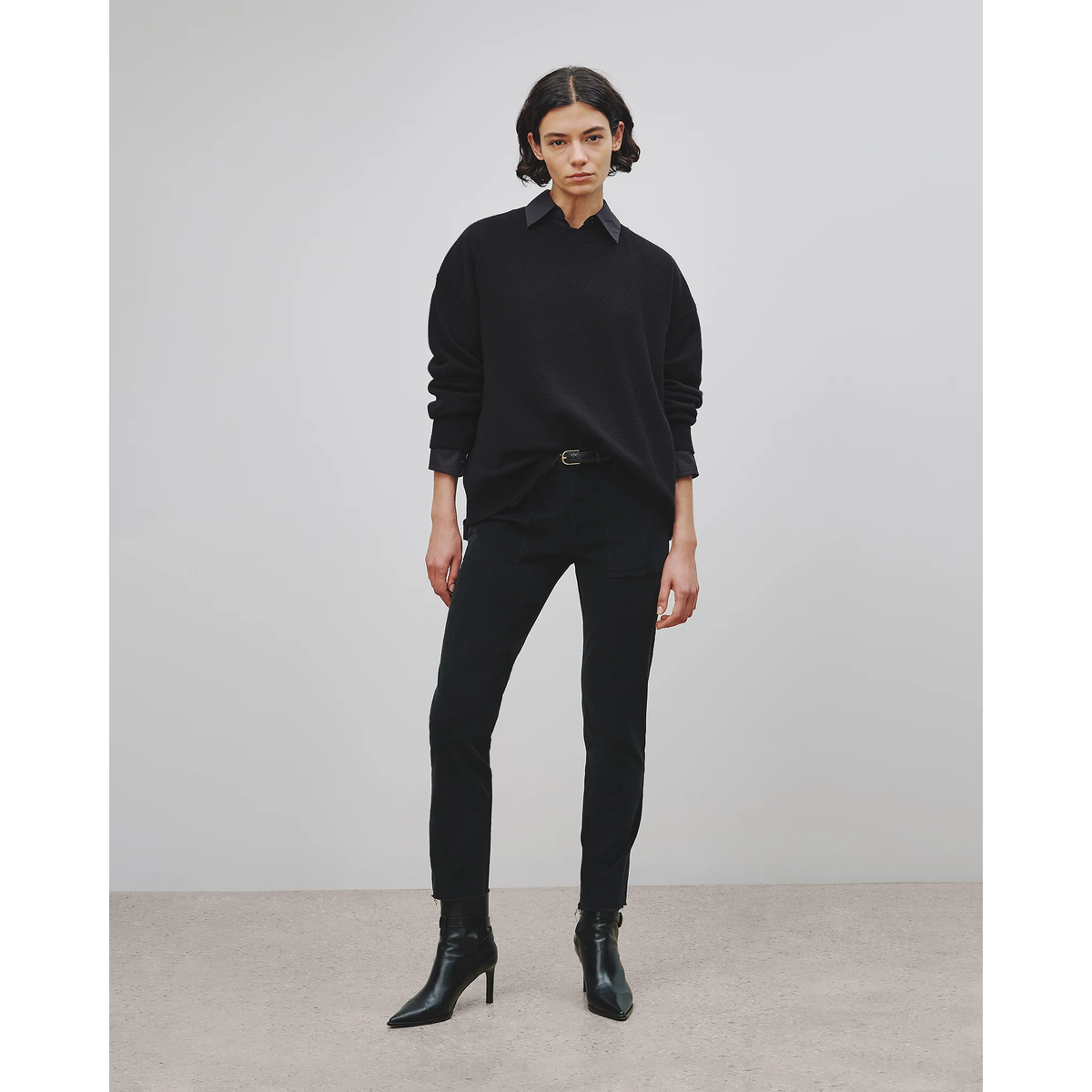 Jenna Corduroy Pant - Black