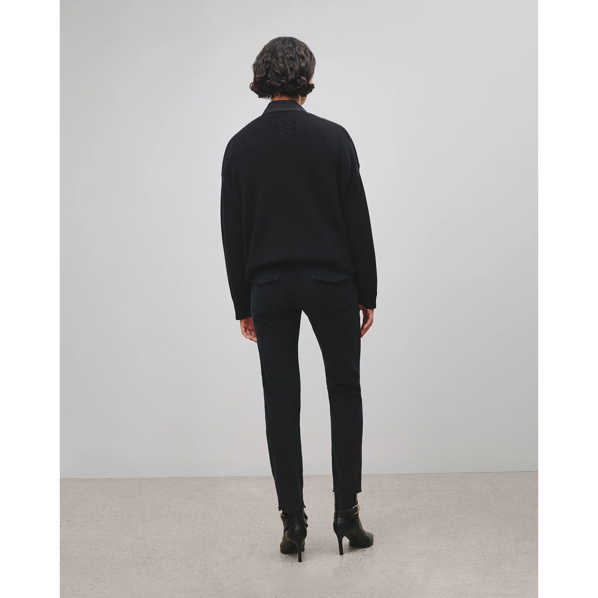 Jenna Corduroy Pant - Black