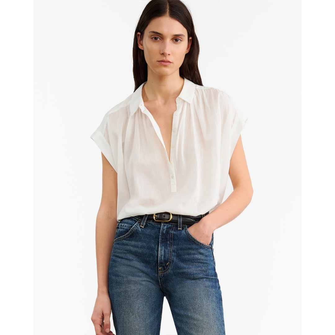 Normandy Blouse - Ivory