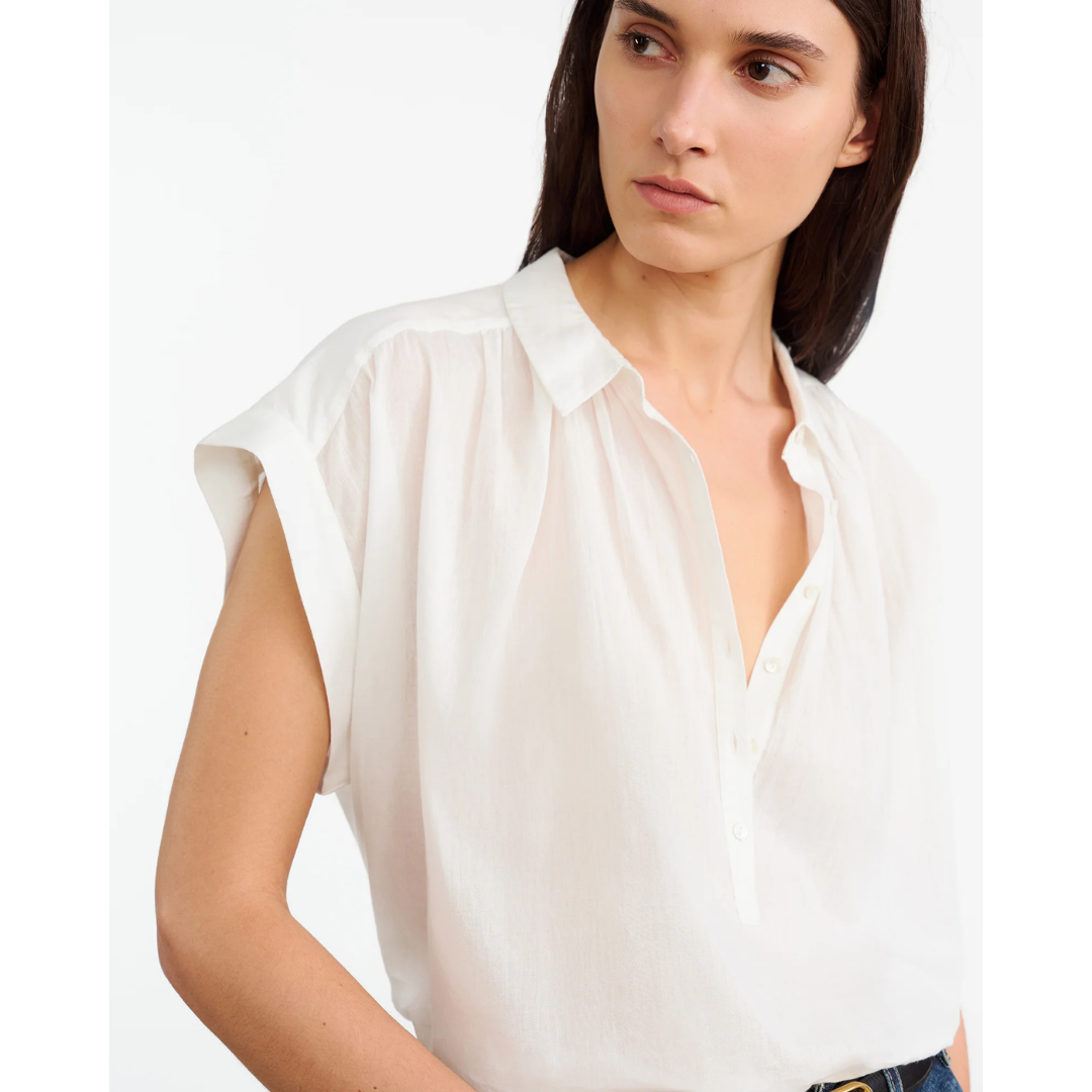 Normandy Blouse - Ivory