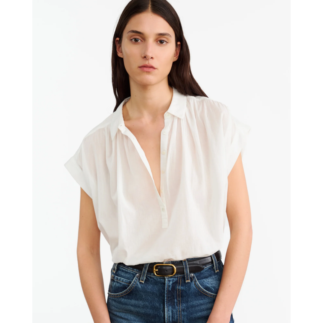 Normandy Blouse - Ivory