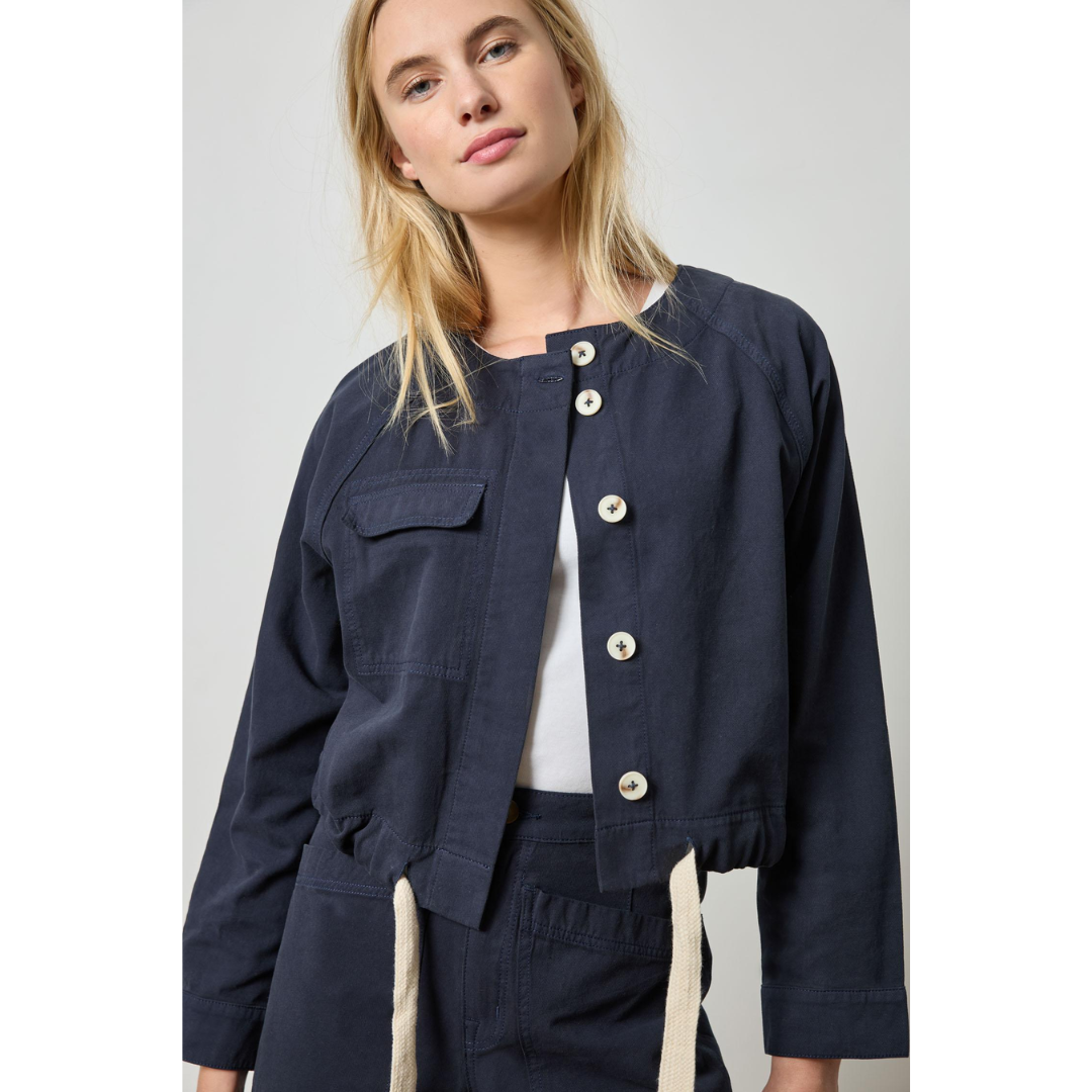 Drawstring Waist Jacket