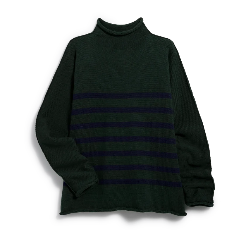 Monterey Sweater - Green and Navy