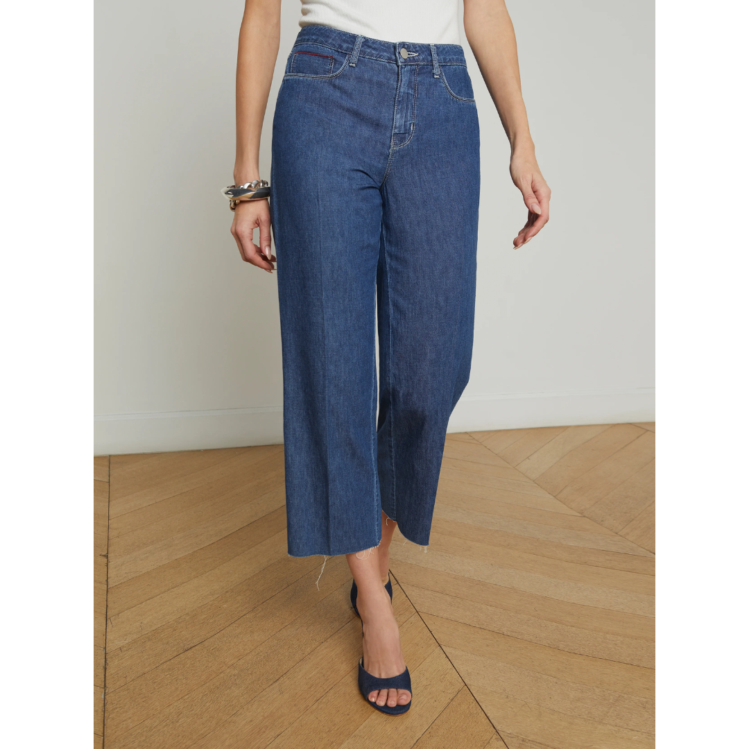 Wanda Cropped Wide-Leg Jean