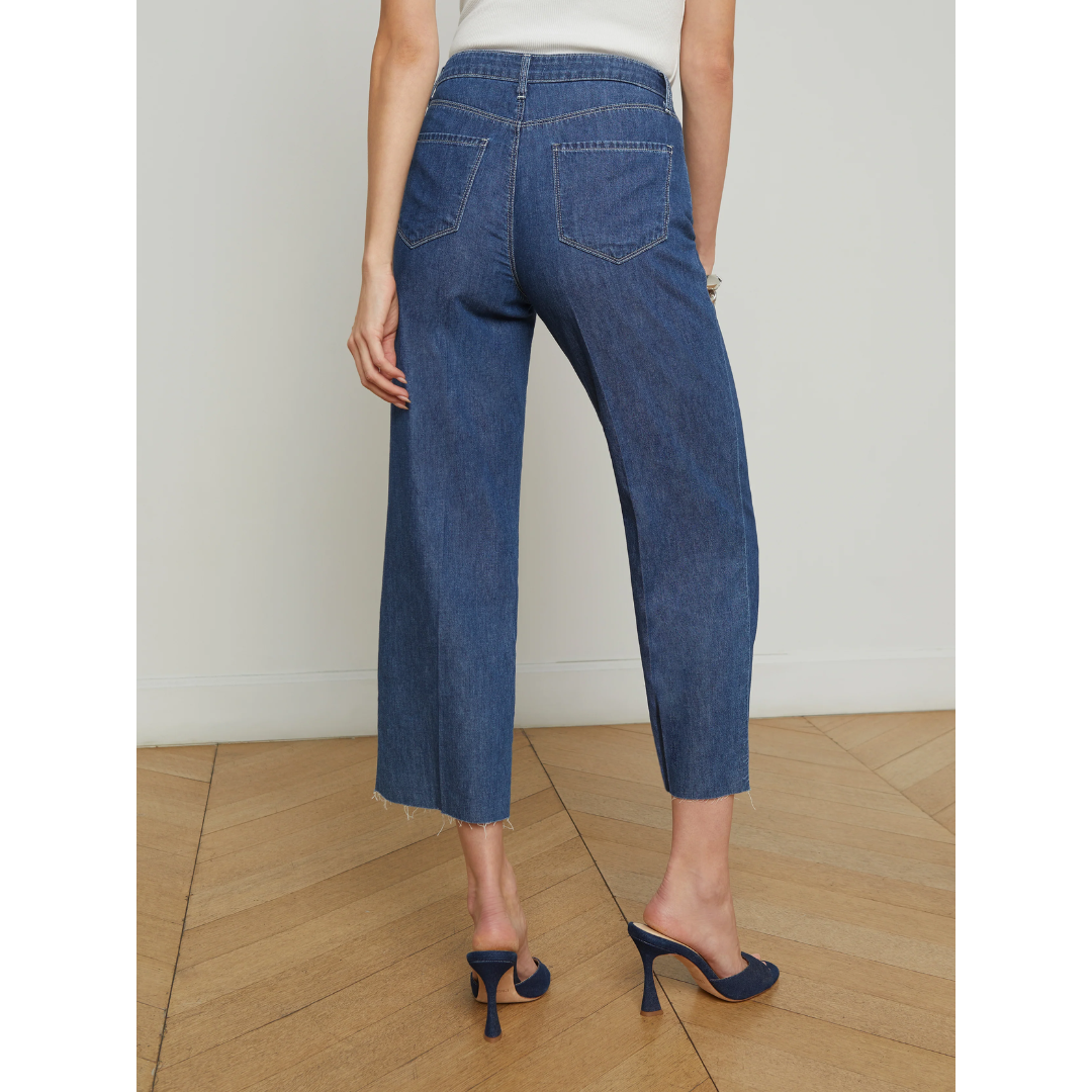 Wanda Cropped Wide-Leg Jean