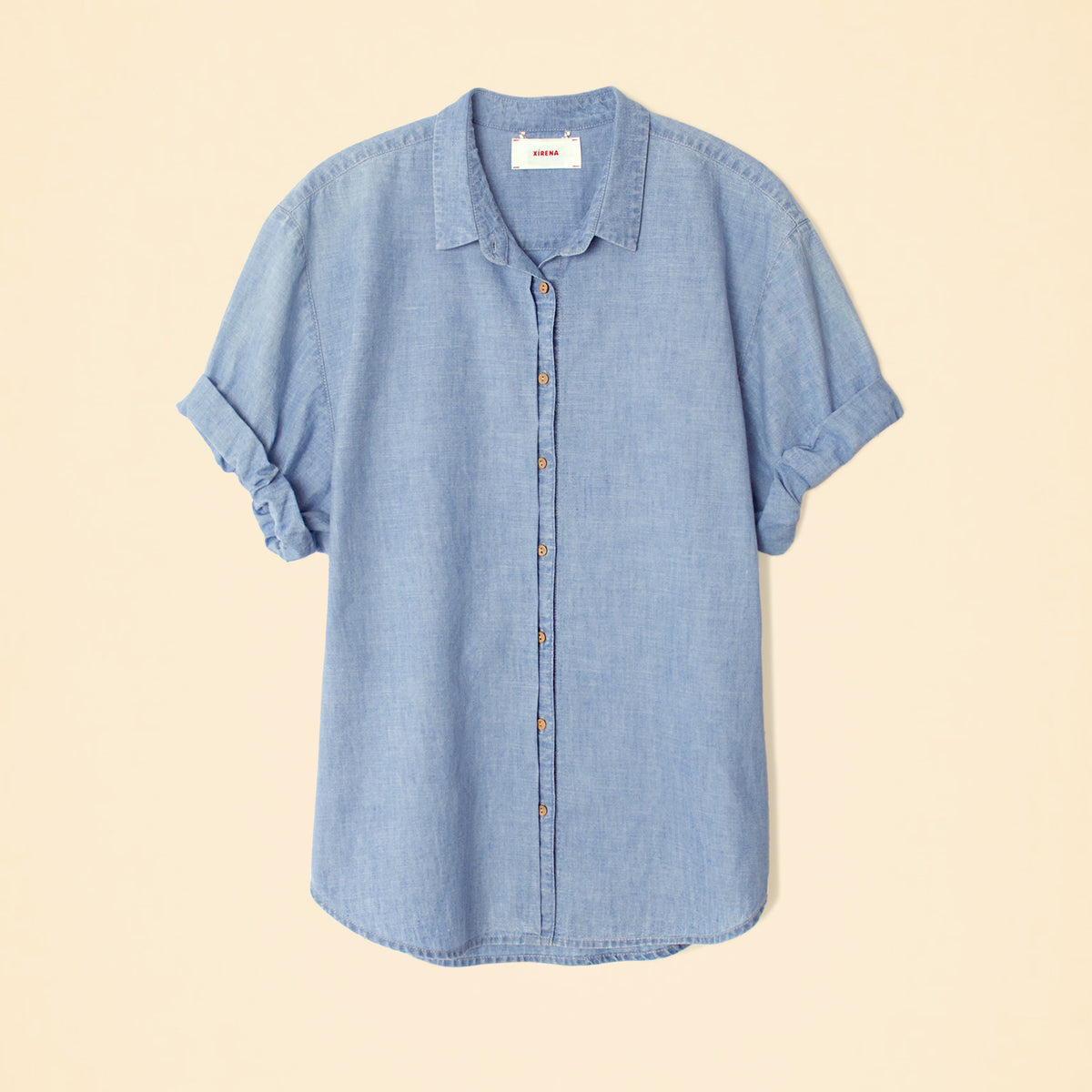Channing Shirt in Dusty Blue