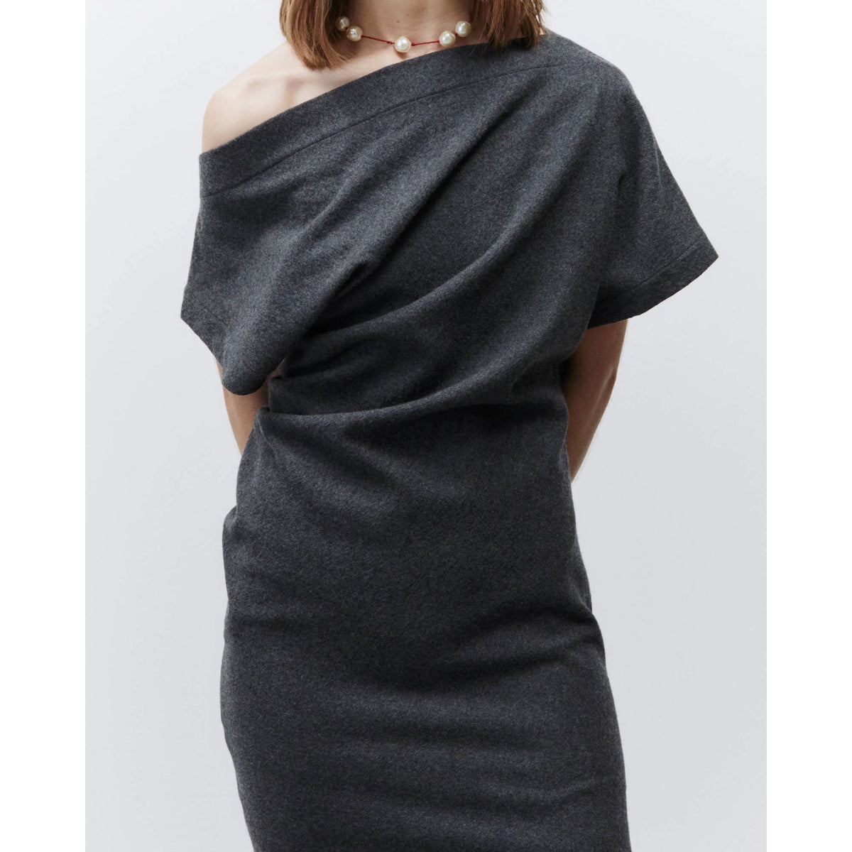 Asymmetrical Wool Dress