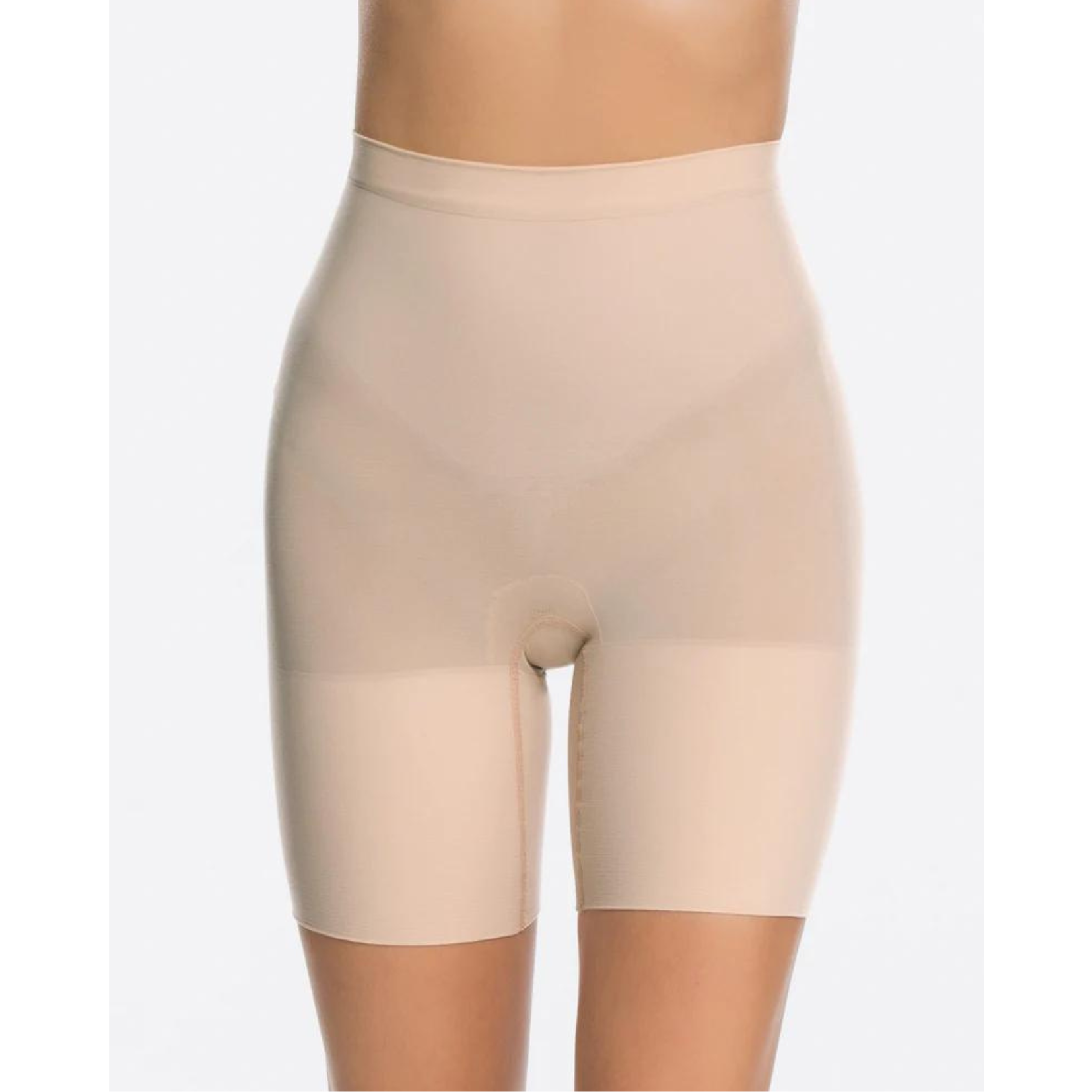SPANX Shapewear for Women Thinstincts Mid-Thigh Shaping Short (Regular and Plus  Sizes) Soft Nude MD at  Women's Clothing store