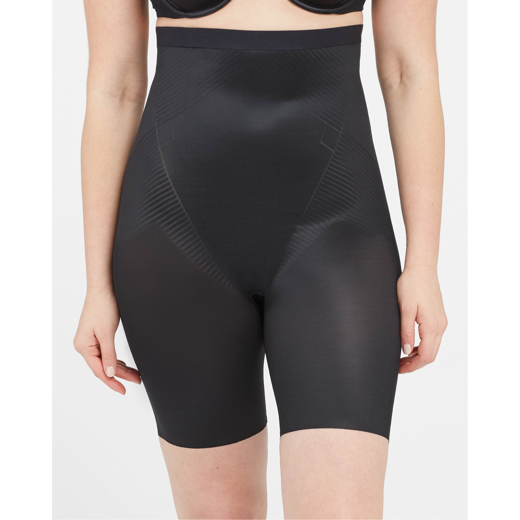 Spanx, Oncore High-Waisted Mid-Thigh Short, Very Black, S : SPANX:  : Clothing, Shoes & Accessories